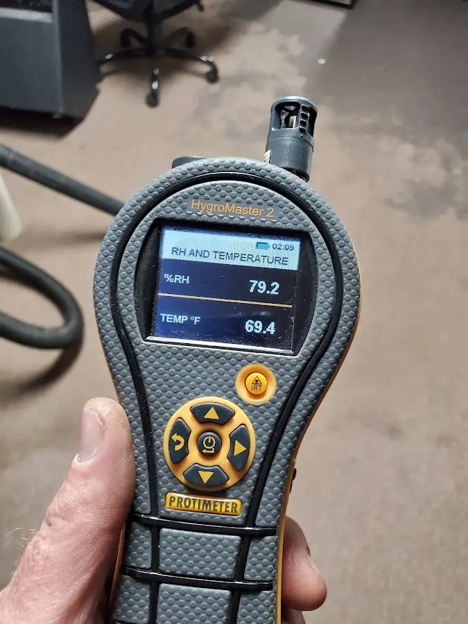 Moisture meter humidity assessment for Fire & Smoke Damage Restoration in Pensacola