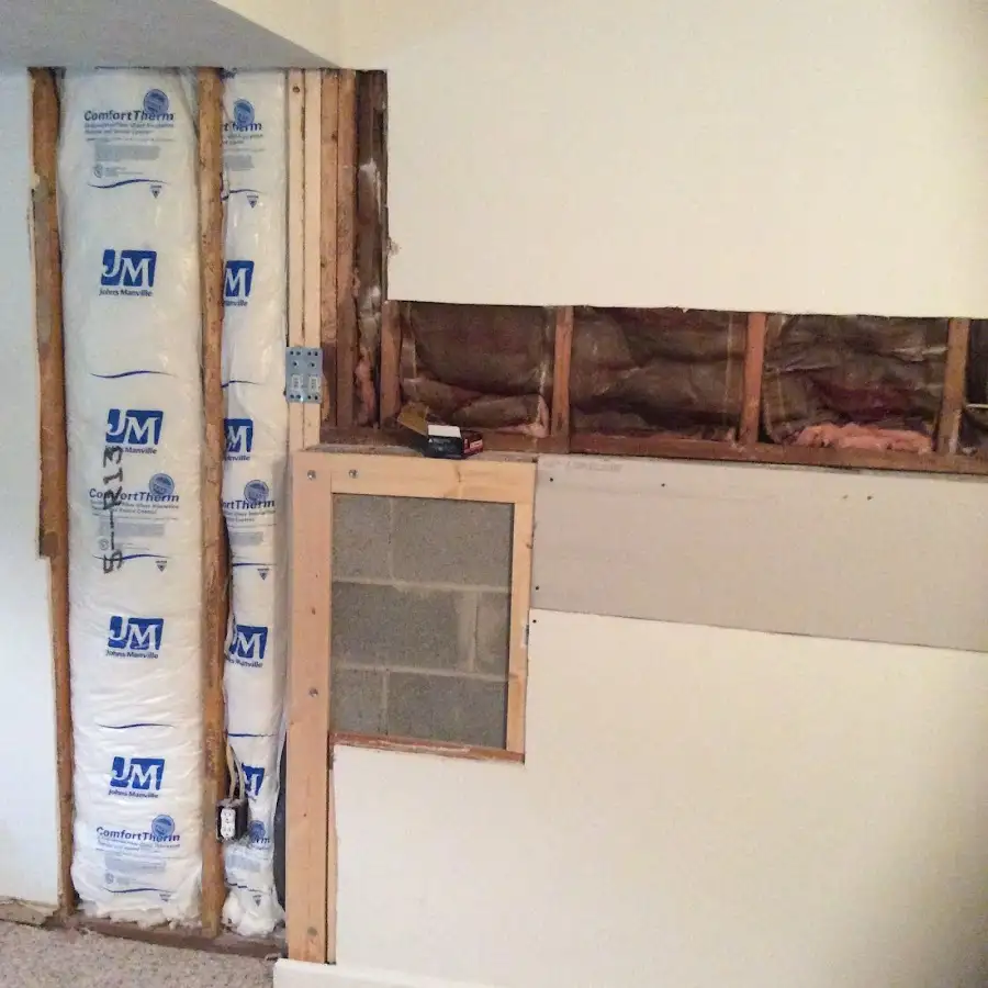 Wall insulation replacement during Odor Removal & Deodorization in Pensacola